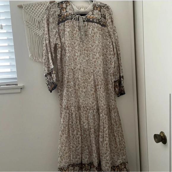 Billabong Storm Rider Floral Midi dress NWT Boho - Picture 3 of 8